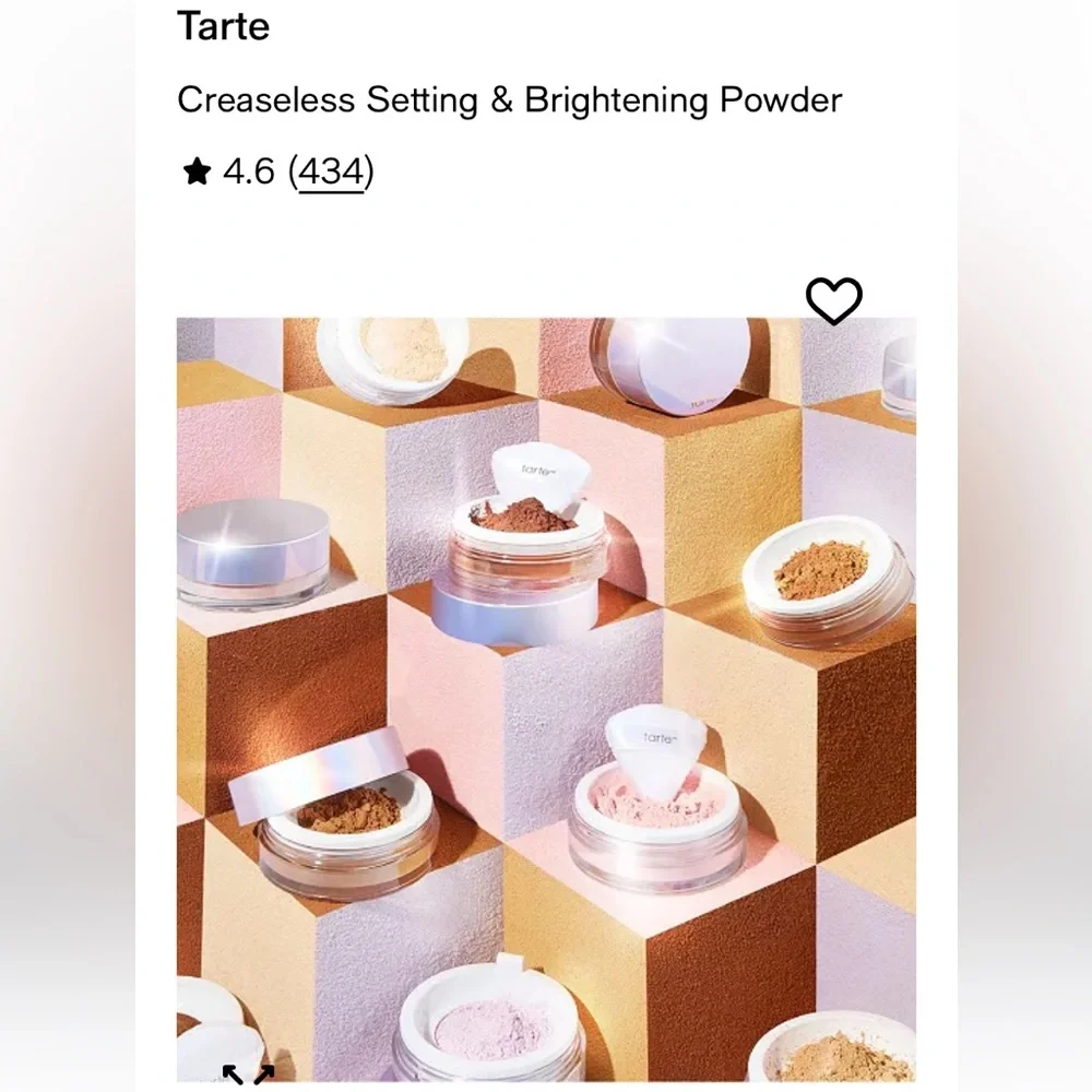 Torte Creaseless Setting high Performance natural Powder with Puff (Chestnut